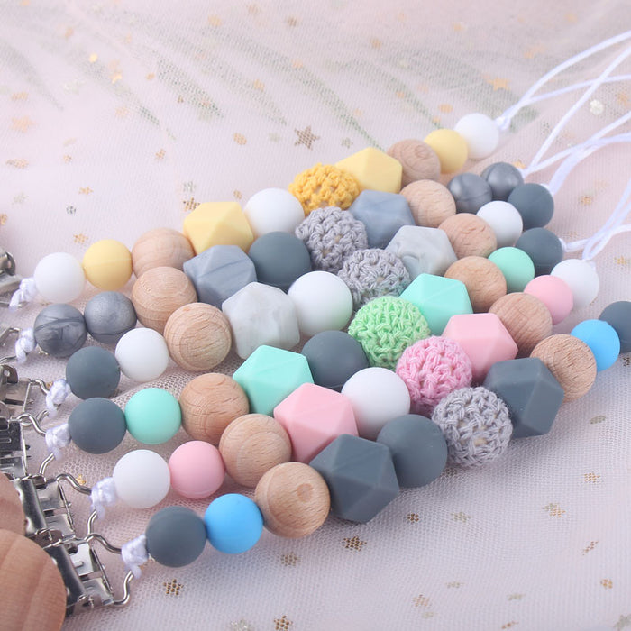 Baby silicone pacifier chain mother and baby products