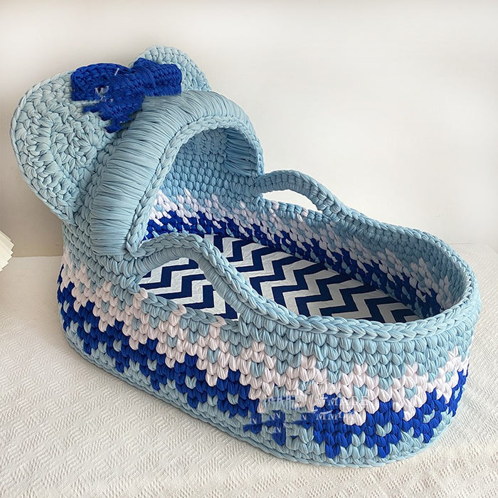 Babybett gewebtes Material Paket fertiges Produkt