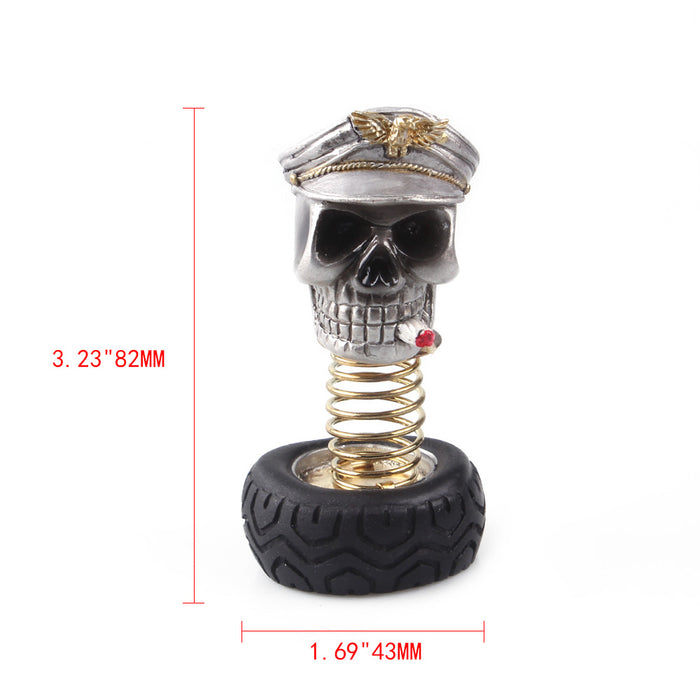 Auto Schädel Persönlichkeit Innendekoration Halloween Tag Ornament für Auto Waren Auto Innenausstattung Dekoration