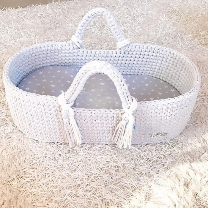 Babybett gewebtes Material Paket fertiges Produkt