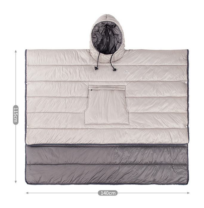 Portable Camping Quilt Warmer Camping Sleeping Bag Travel Portable Cloak