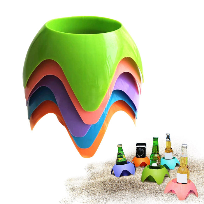 Strand-Essentials für den Urlaub, Strand-Accessoires, Getränke-Sanduntersetzer