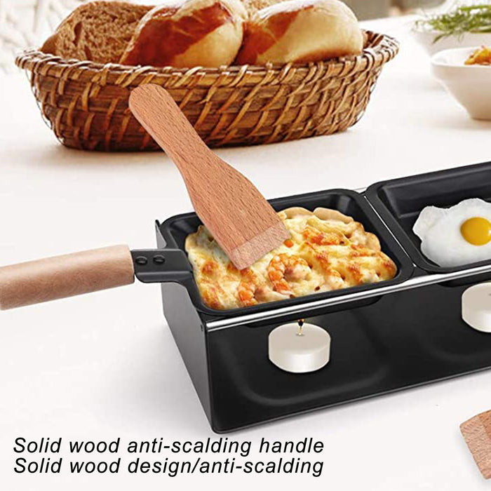 Käseschmelzer Raclette-Grill Antihaft-Raclette-Grill-Set Mini-Käse