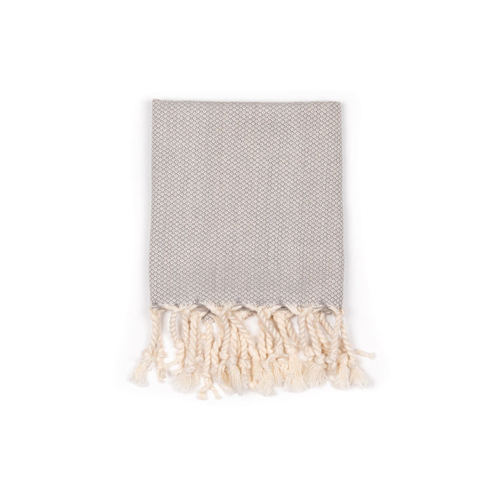 Handwoven table linen Peskir Spade | Light gray