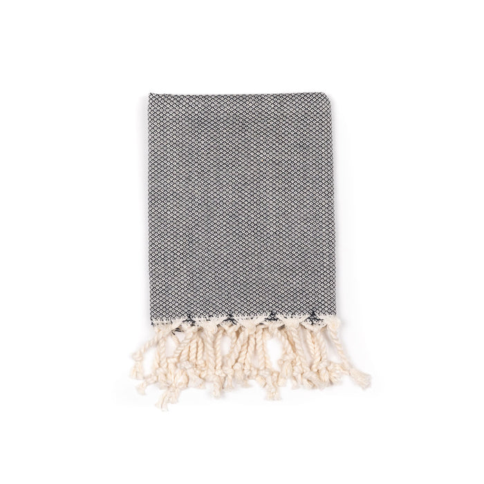 Handwoven table linen Peskir Spade | Black