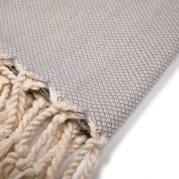 Handwoven table linen Peskir Spade | Light gray