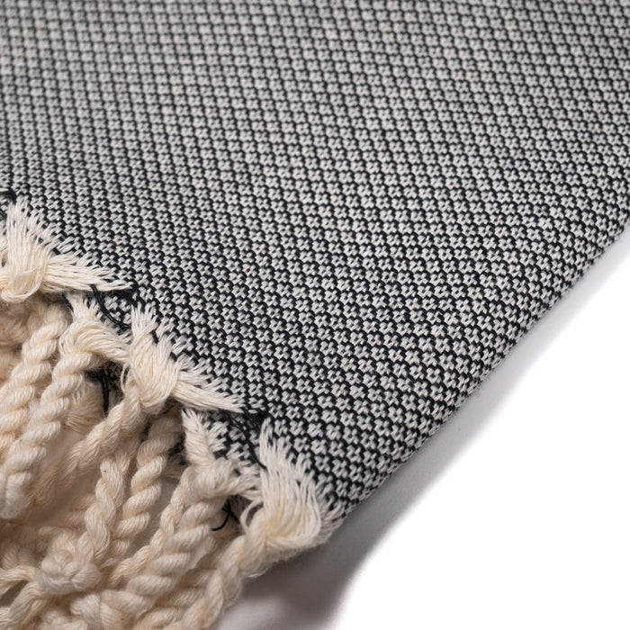 Handwoven table linen Peskir Spade | Black