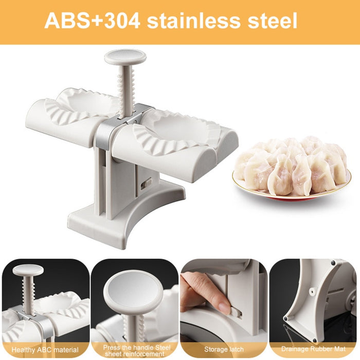 Dumpling Maker Machine Automatic Press Double Dumplings Mold Kitchen