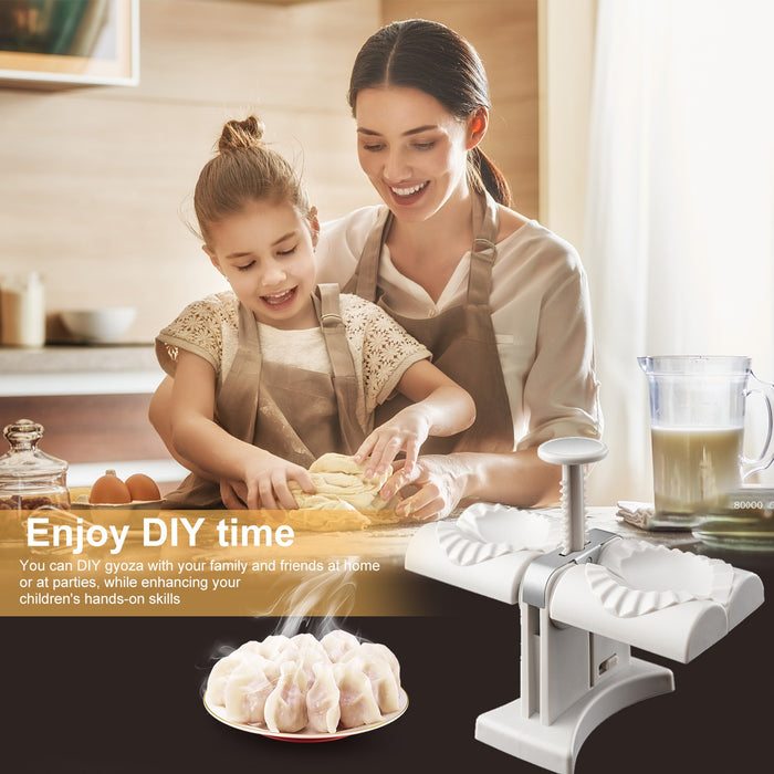 Dumpling Maker Machine Automatic Press Double Dumplings Mold Kitchen