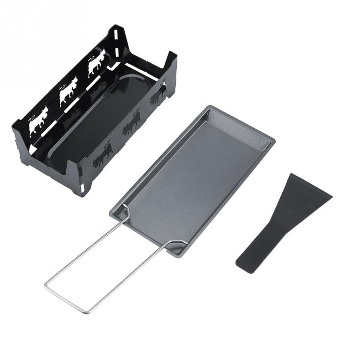 Metall-Kohlenstoffstahl-Mini-Käse-Raclette-Kerzen mit Antihaftbeschichtung