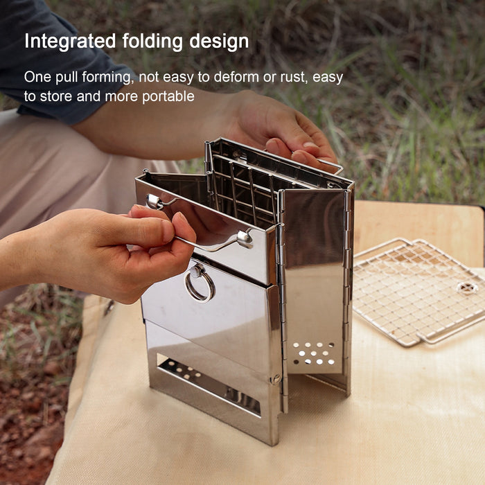 Mini Outdoor Camping Brennholz brennenden Herd Portable Picknick Bbq Reisen