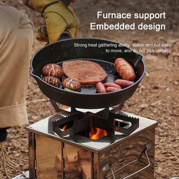 Mini Outdoor Camping Brennholz brennenden Herd Portable Picknick Bbq Reisen