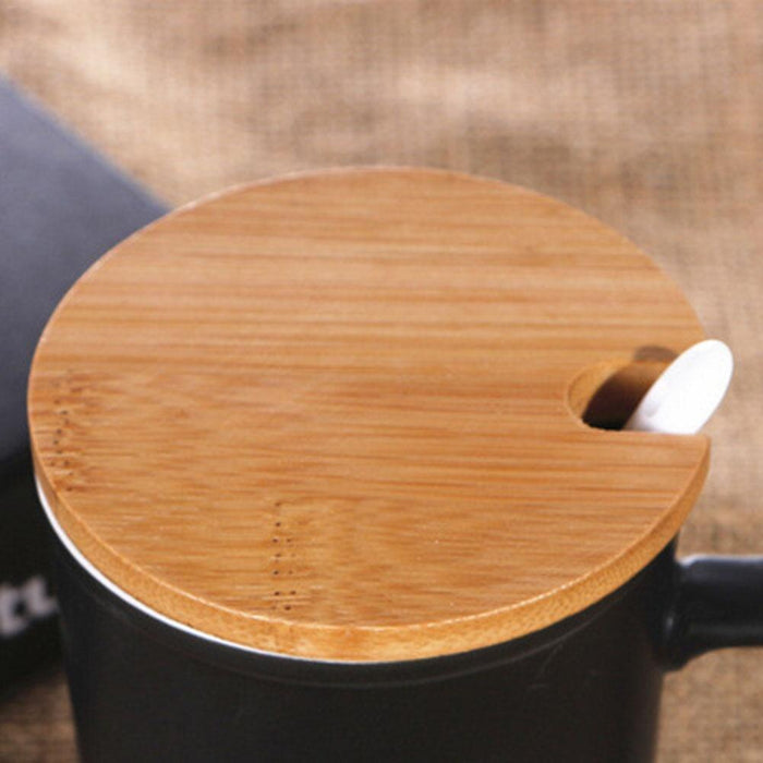 Natural Bamboo Mug Cup Lid Lid Creative Various Size For