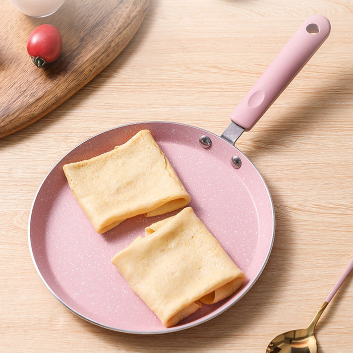 Rosa Antihaft-Pfanne Granit Steinpfanne Nordic Mini Omeletts Spiegeleier