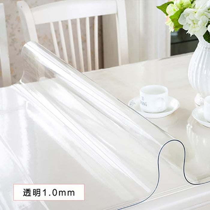 Soft glass tablecloth, transparent PVC tablecloth, waterproof, oil resistant