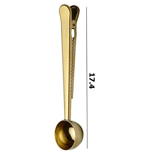 Tee Kaffee Messlöffel Scoop mit Clip Kitchen Supply Powder
