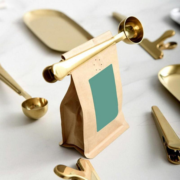 Tee Kaffee Messlöffel Scoop mit Clip Kitchen Supply Powder