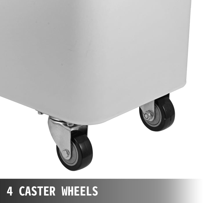 VEVOR 6.6Gal 21Gal Kitchen Container Ingredient Storage Bin W/ Wheel &