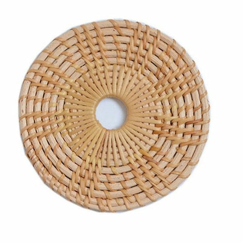 Vietnam autumn rattan woven coaster table insulation coaster shooting