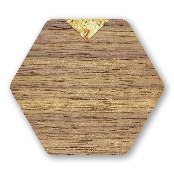 Untersetzer aus Holz - Eiche / Set mit 4 Untersetzern