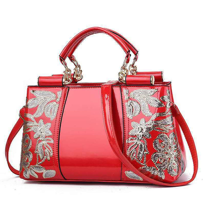 Mode Pailletten Handtaschen Frauen Umhängetaschen für Party Hochzeit Braut Tasche