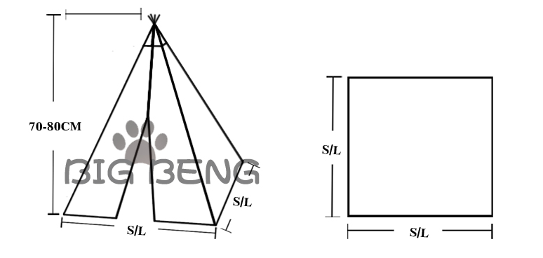 Pet tent bed