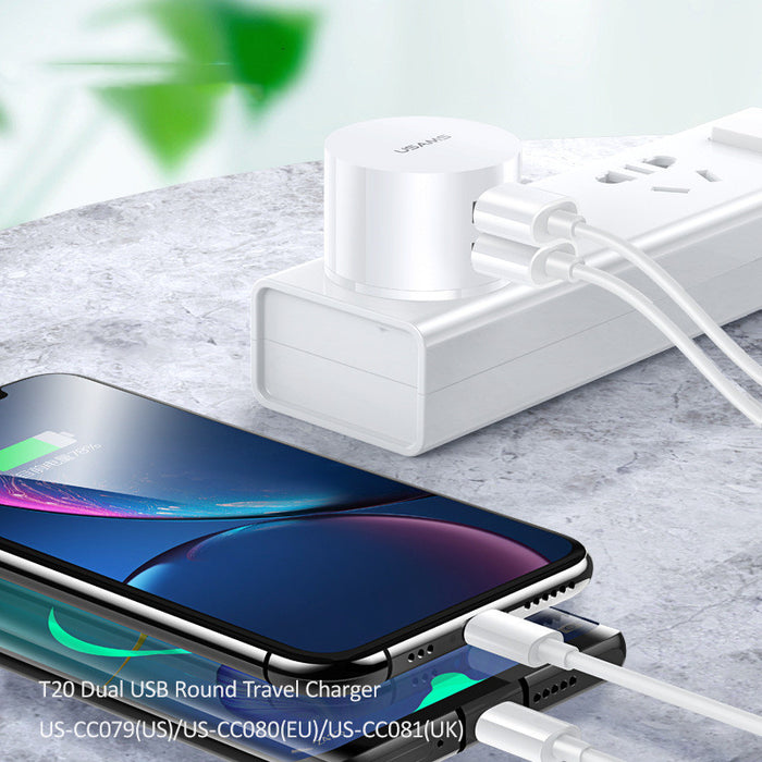 Tragbares Universal-Dual-USB-Handy-Ladegerät