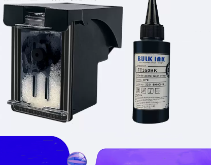 Large capacity color printer can add ink