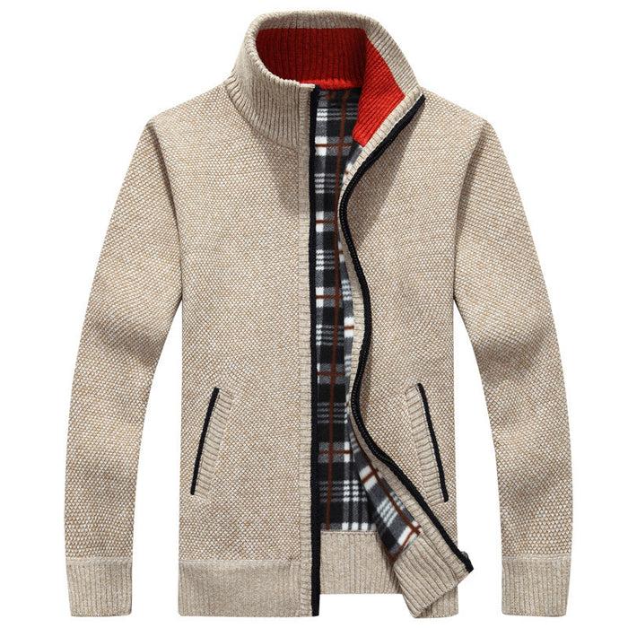 Outdoor Casual Männer Slim Pullover Warme Männer Mäntel