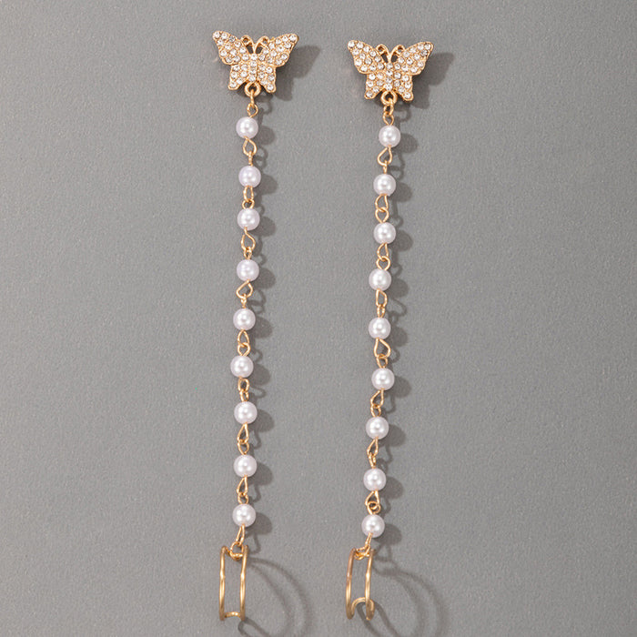 Perlenschmuck Legierung Ohrringe