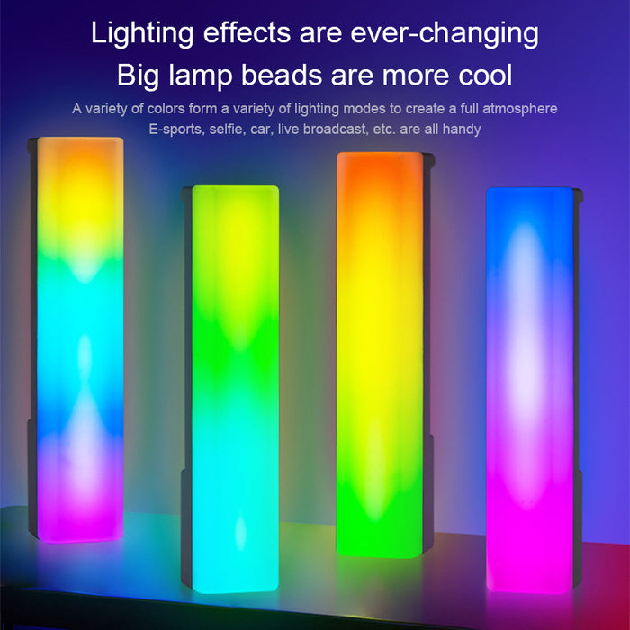 3D RGB-Licht Pick-up Tischplatte Ambiente Lampe bunte Musik sprachgesteuerte Rhythmus Licht Home Decor für PC-Spiel für Urlaub Geschenke