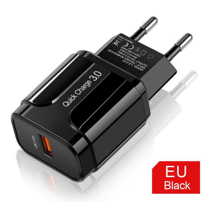 Charger head, travel charger, wall charger