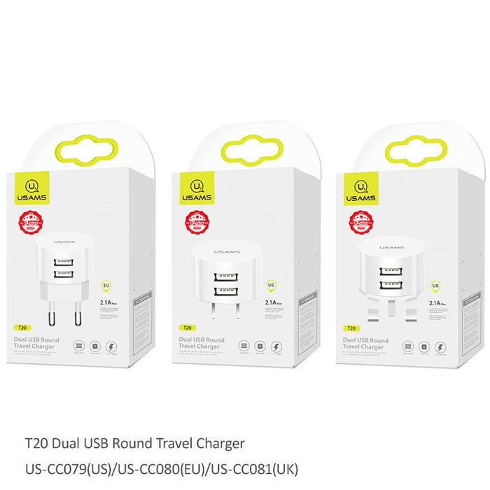 Tragbares Universal-Dual-USB-Handy-Ladegerät