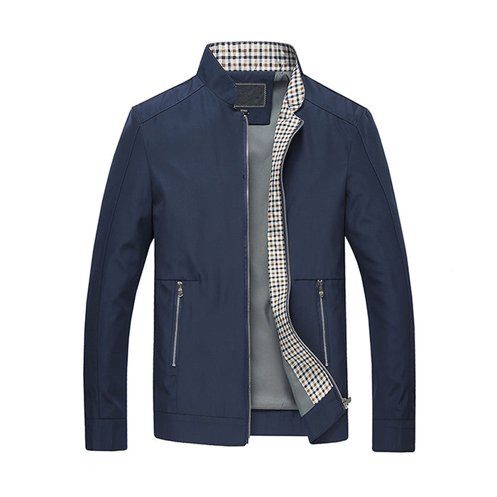 Lässige Männer Jacke Bomber Solid Sportswear Männer Jacken