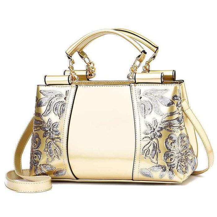Mode Pailletten Handtaschen Frauen Umhängetaschen für Party Hochzeit Braut Tasche