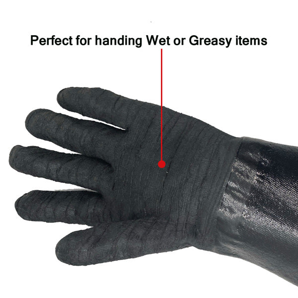 35,6 cm Ofenhandschuhe, rauchbeständige Grillhandschuhe, feuerbeständig