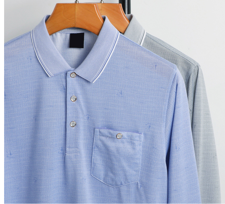 Langärmeliges T-Shirt mit dünnen Frühlings- und Herbstaufschlägen