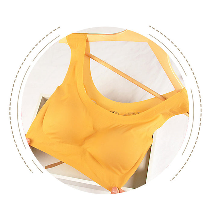 Frauen Nahtlose Plus Size Dessous Active BH mit Pads