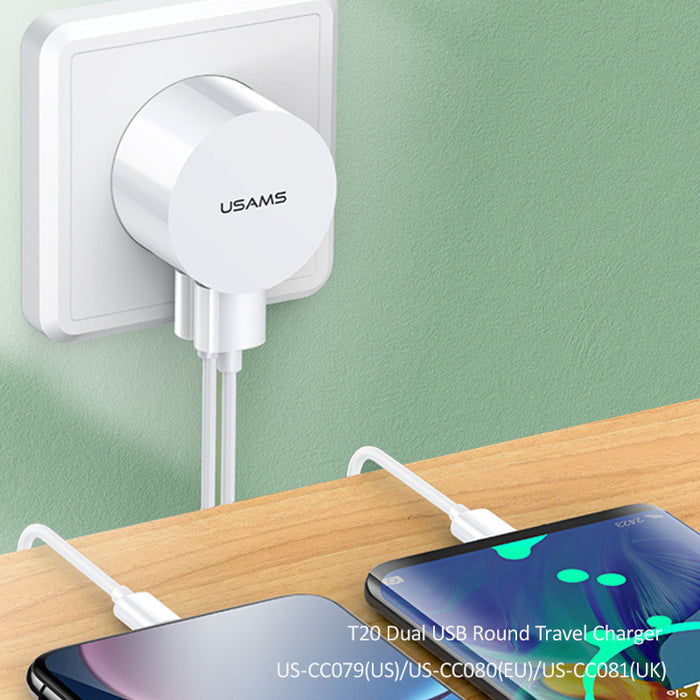 Tragbares Universal-Dual-USB-Handy-Ladegerät
