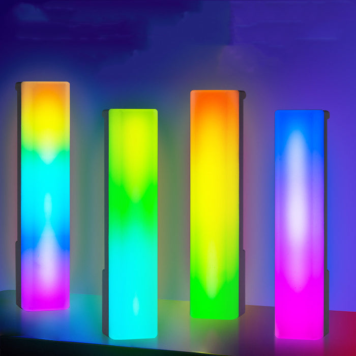 3D RGB-Licht Pick-up Tischplatte Ambiente Lampe bunte Musik sprachgesteuerte Rhythmus Licht Home Decor für PC-Spiel für Urlaub Geschenke