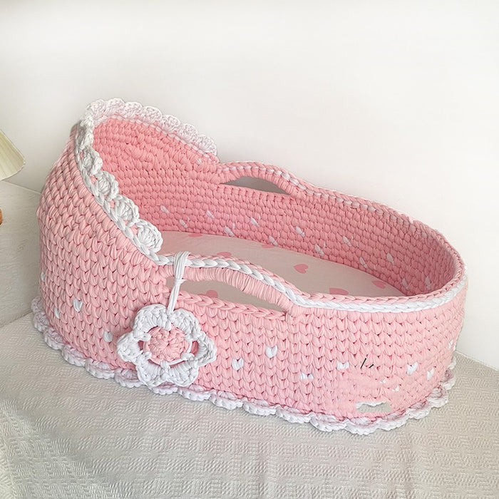 Babybett gewebtes Material Paket fertiges Produkt
