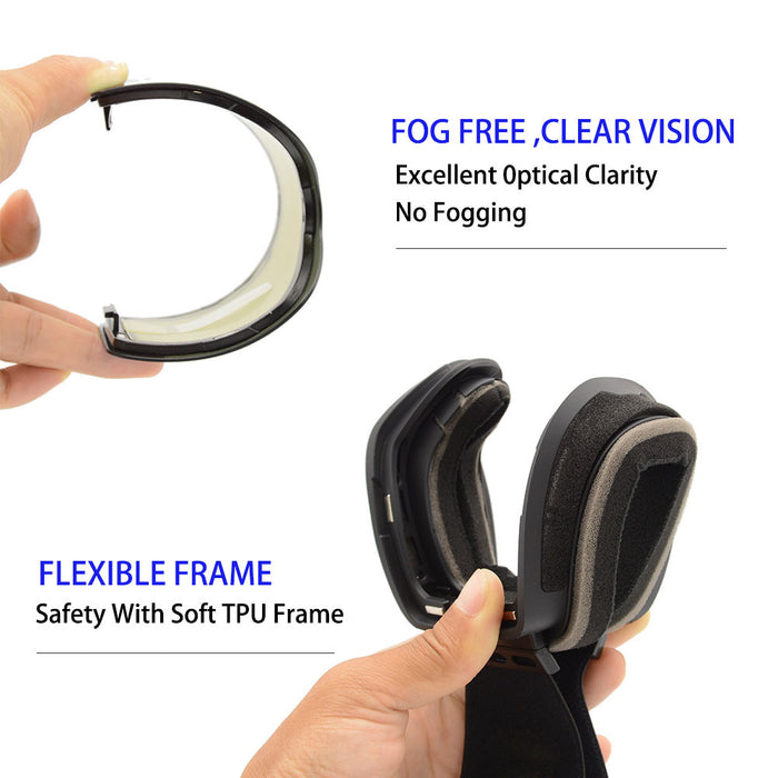 Neue Outdoor-Sportarten hochauflösende winddichte magnetische Skibrille
