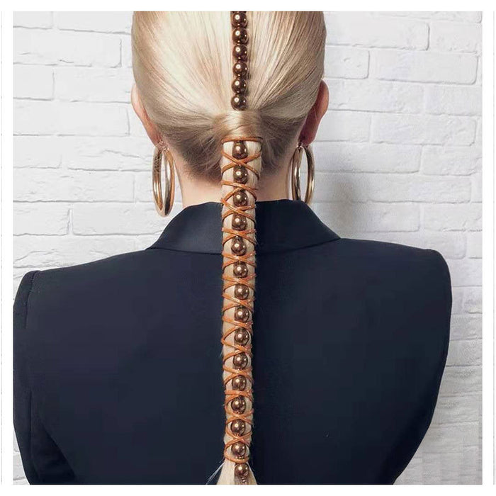 Europäischer und amerikanischer Schmuck Perlenhaarschmuck für Frauen