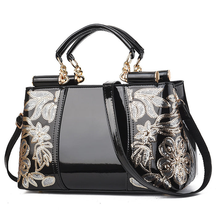 Mode Pailletten Handtaschen Frauen Umhängetaschen für Party Hochzeit Braut Tasche
