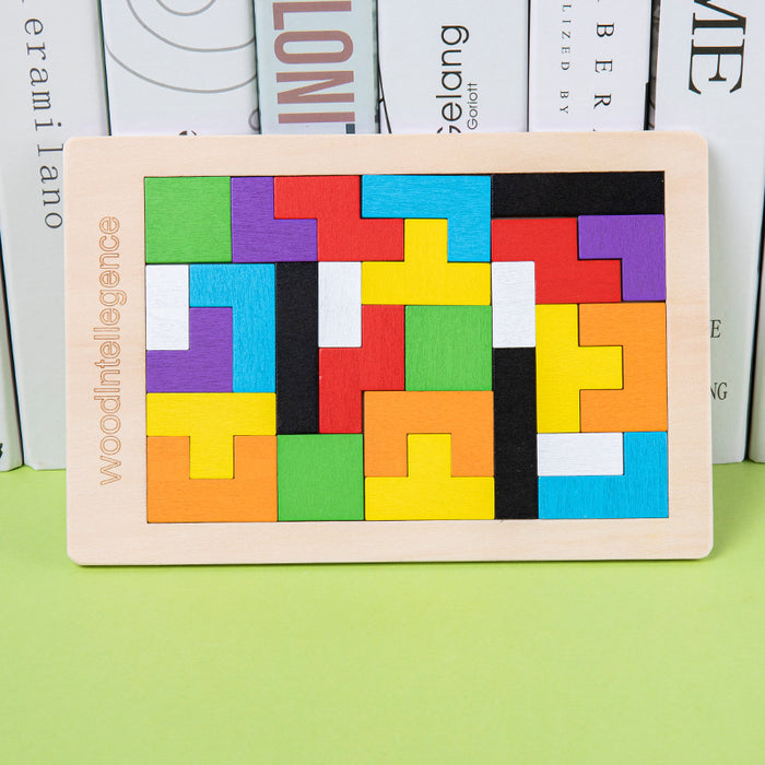 Hölzerne Puzzles für Kinder Vielfalt Puzzles frühe Bildung Spielzeug