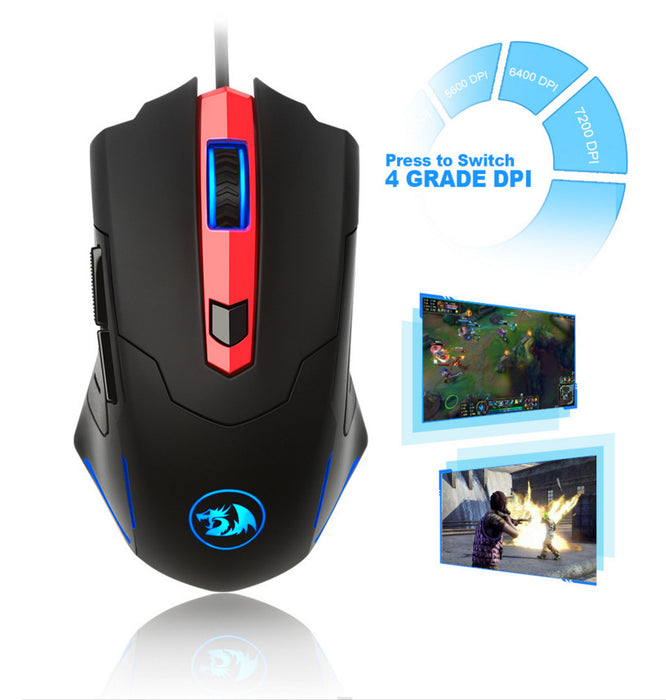 M705USB Wired Gaming Mouse for Desktop and Laptop Computers
