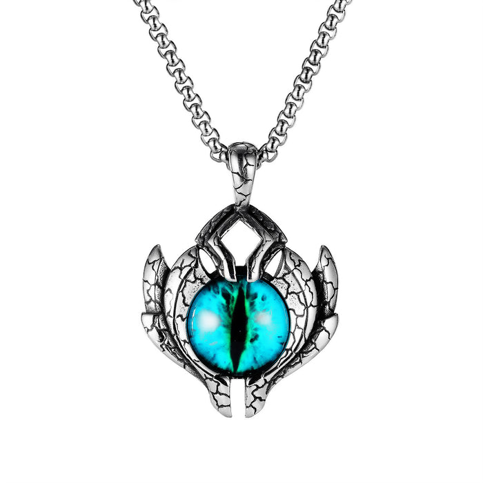 Mode Devil Eyes Edelstahl Halskette Schmuck für Männer und Frauen