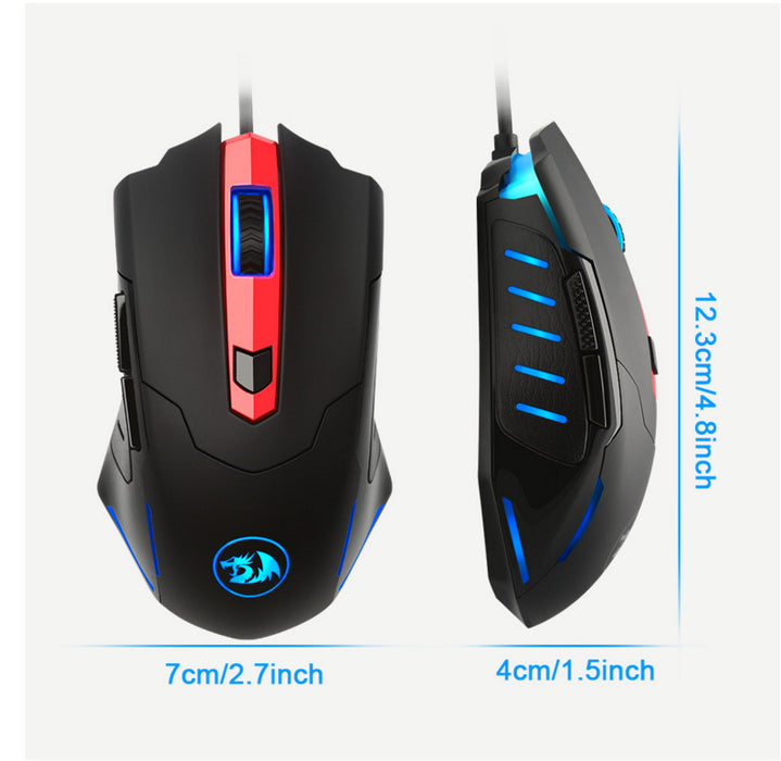 M705USB Wired Gaming Mouse for Desktop and Laptop Computers