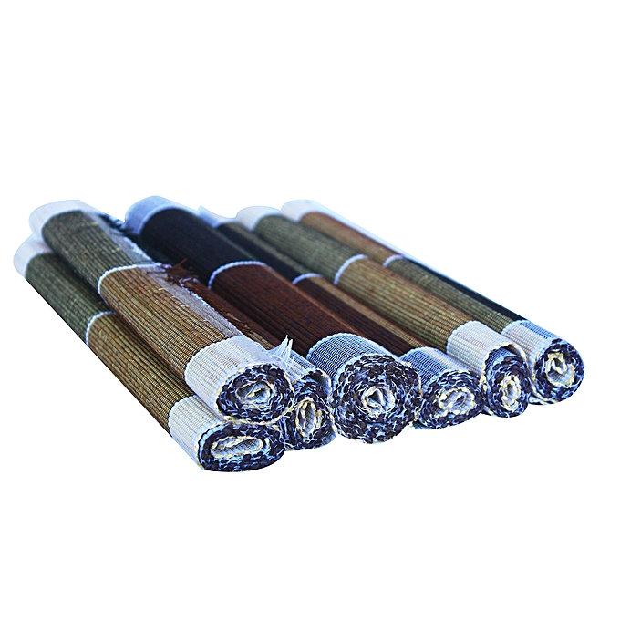 Raffia placemats and table runners made in Africa